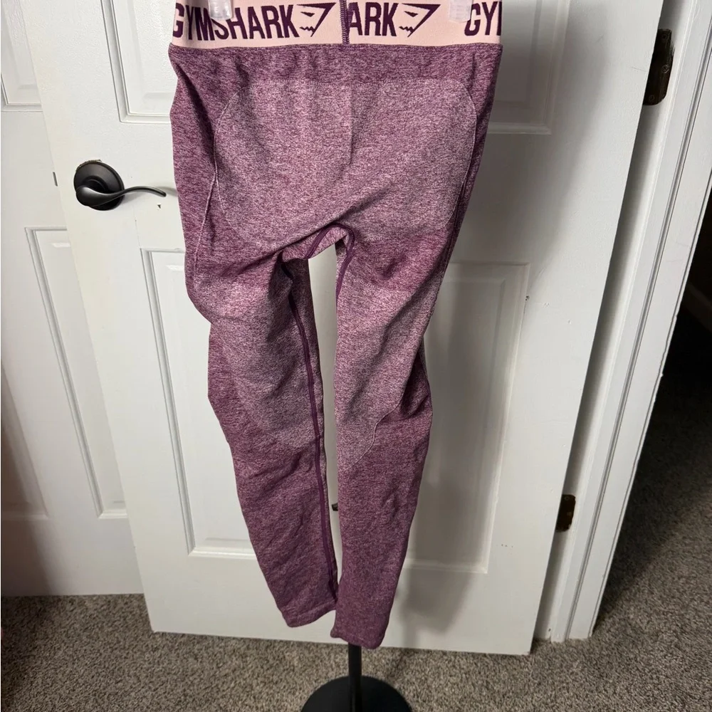Gymshark Women's Flex Seamless Leggings Small Burgundy